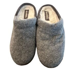 Sorel Gray Slippers size 8